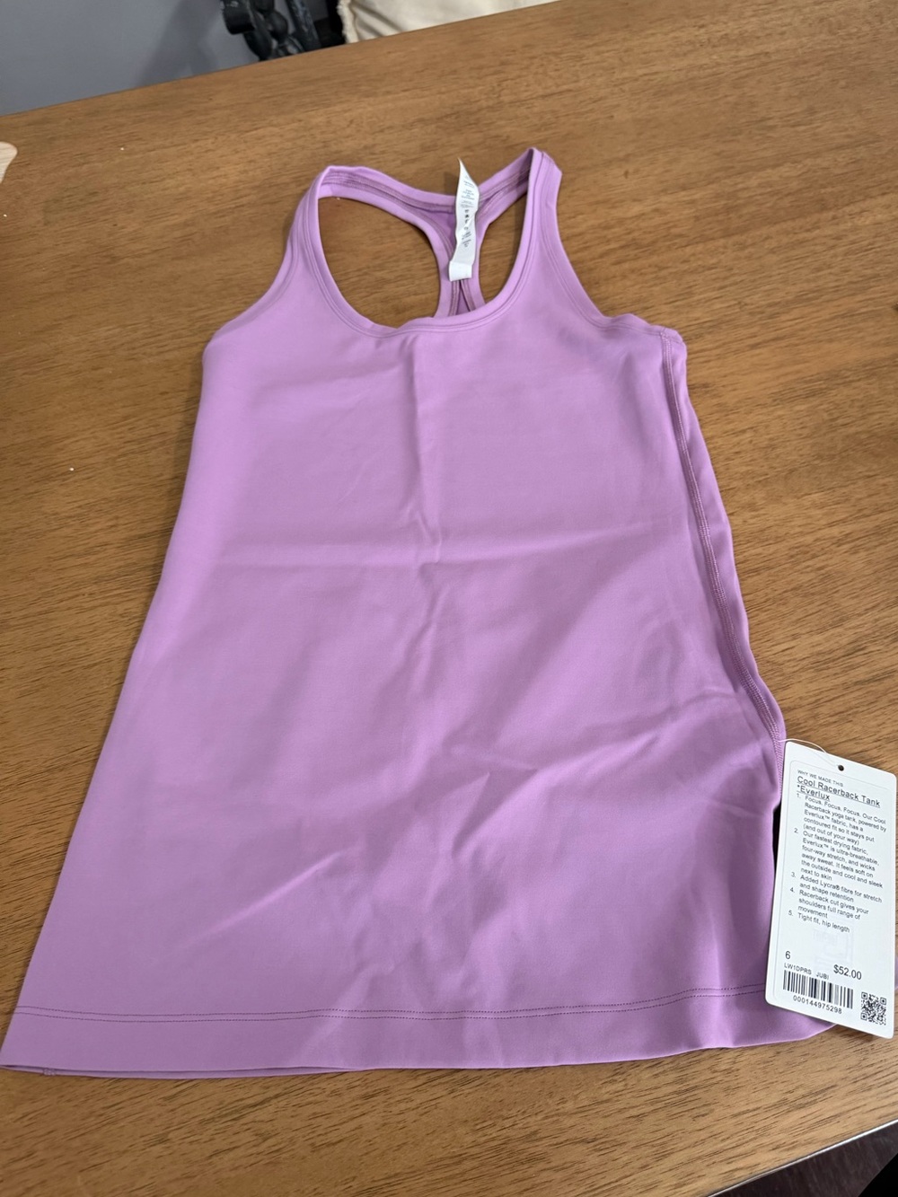 NWT Lulu Cool Racerback Tank